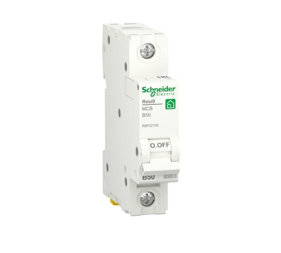 

Выключатель автоматический Schneider Electric однополюсный (1P/1П) 50A B 6кА (R9F02150), 0