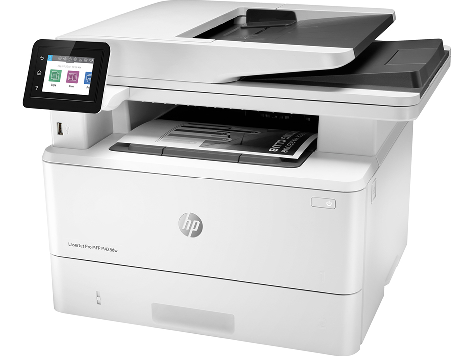 МФУ HP LaserJet Pro M428dw, A4, ч/б, сетевой, Wi-Fi, USB