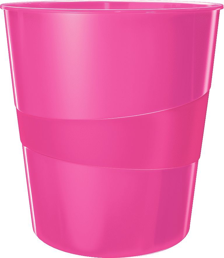 

Корзина для бумаг LEITZ круглая 15л розовый (52781023)