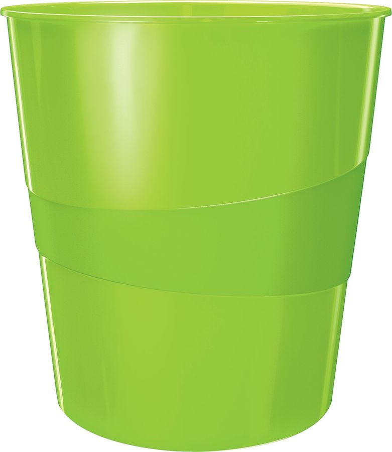 Корзина для бумаг LEITZ круглая 15л зеленый (52781054)