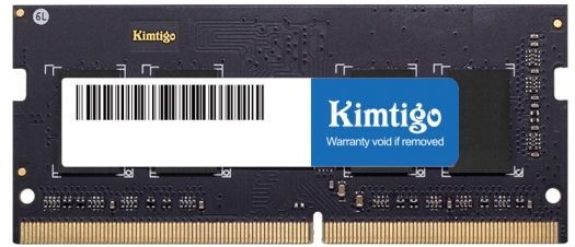 

Память DDR4 SODIMM 8Gb, 2666MHz, CL19, 1.2 В, Kimtigo (KMKS8G8682666)