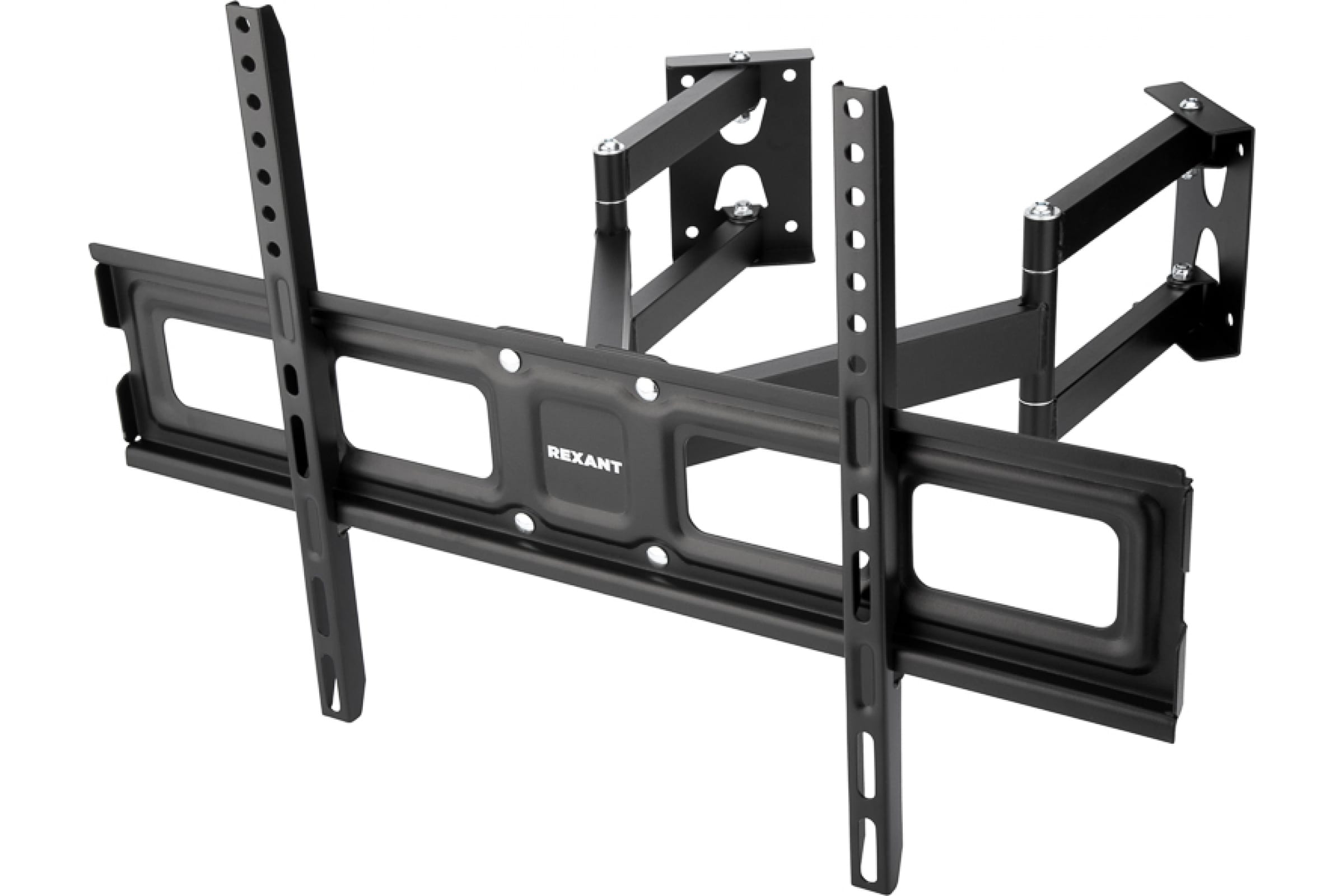 

Кронштейн настенный для TV/монитора Rexant 38-0371, 37"-70", VESA 75x75мм-600x400мм, наклонный, поворотный, до 45 кг, черный (38-0371), 38-0371
