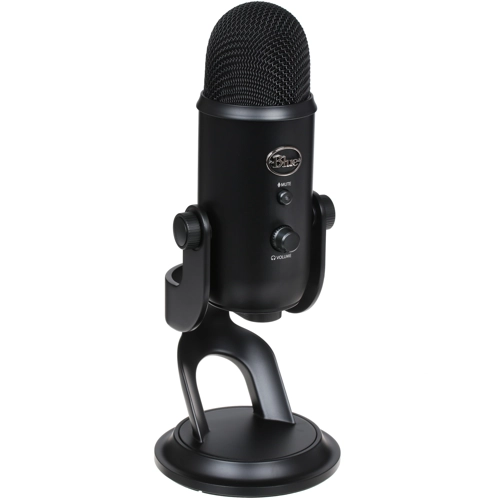 

Микрофон Blue Yeti Blackout, конденсаторный, черный (988-000229), Yeti Blackout