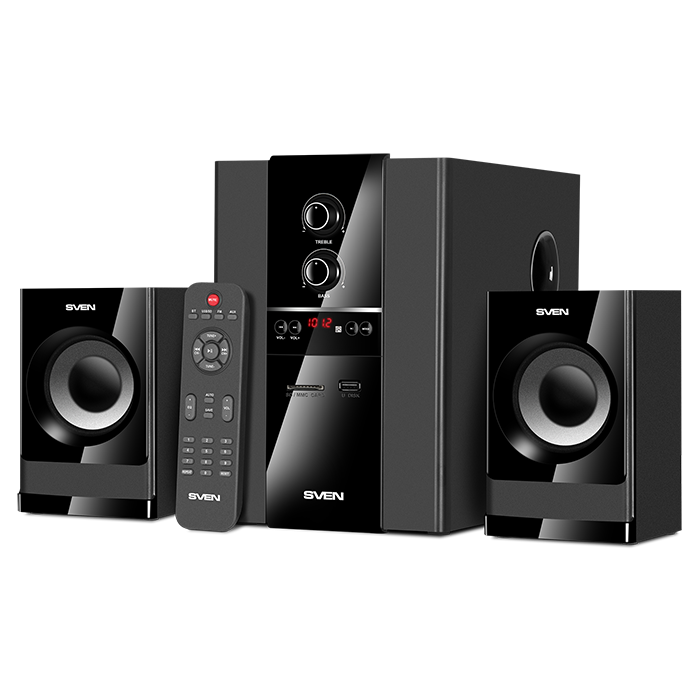 

Акустика 2.1 SVEN MS-1821, 44 Вт, FM, USB, SD, Bluetooth, черный (SV-020774), MS-1821