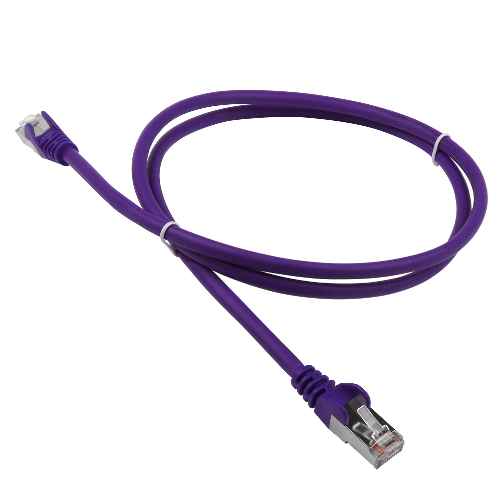 

Патч-корд FTP кат.5e, 5м, RJ45-RJ45, фиолетовый, LSZH, экранированный, Lanmaster (LAN-PC45/S5E-5.0-VI)