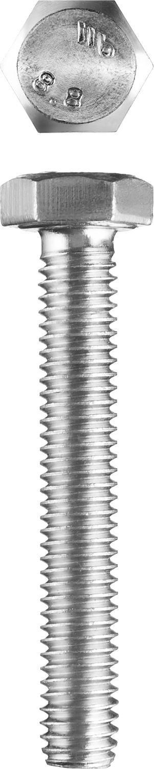 Болт с шестигранной головкой (ГОСТ 7798-70) Зубр 303086-06-040, М6, 4 см, 933 DIN, 6 мм