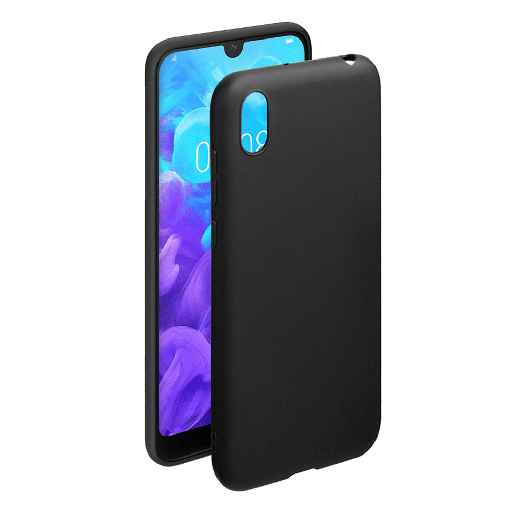 

Чехол-накладка Deppa для смартфона Huawei 8S/Y5 2019, термопластичный полиуретан (TPU), черный (87149)