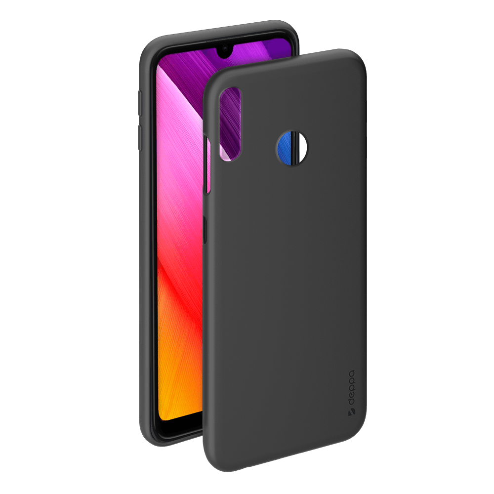 

Чехол-накладка Deppa для смартфона Huawei Y7 (2019), термопластичный полиуретан (TPU), черный (86660)