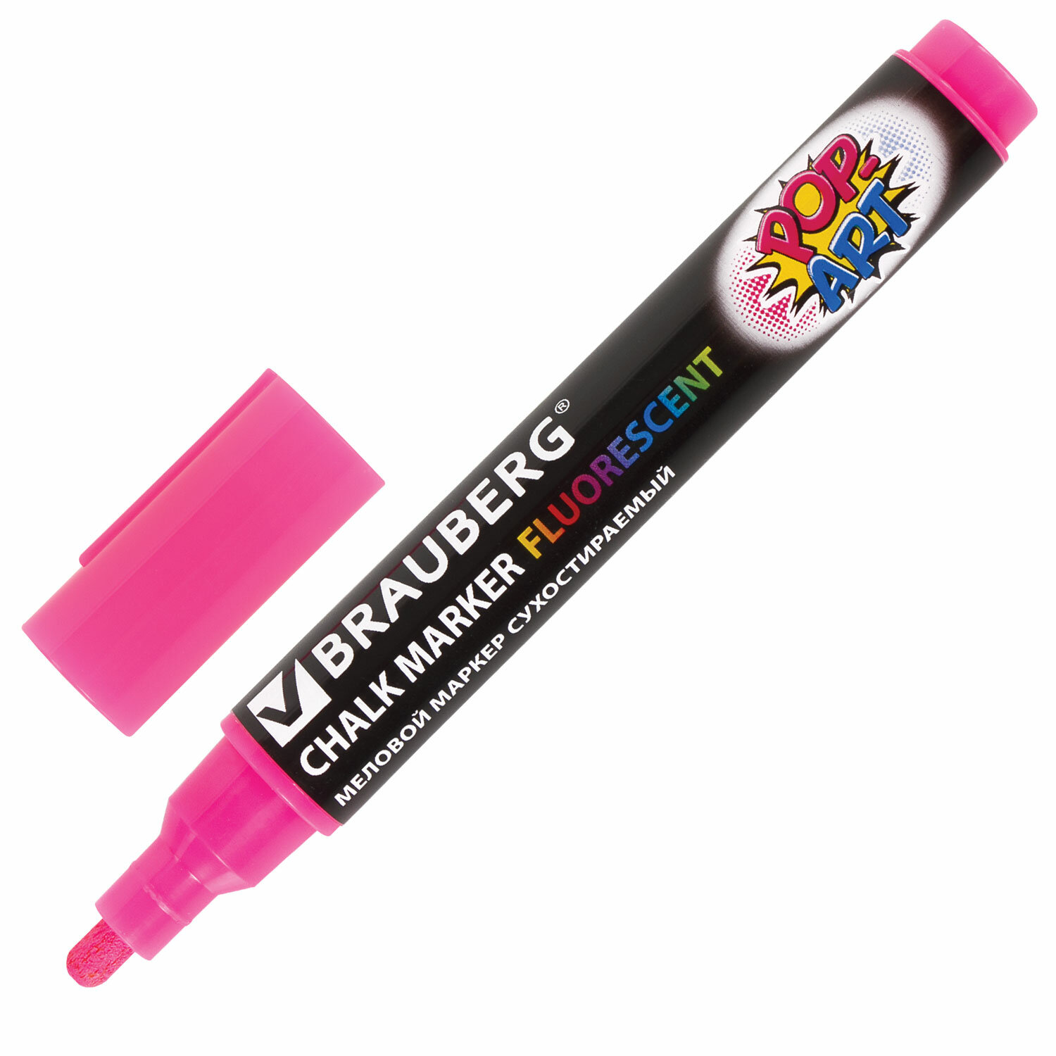 

Маркер меловой BRAUBERG POP-ART, розовый (151530), нет данных