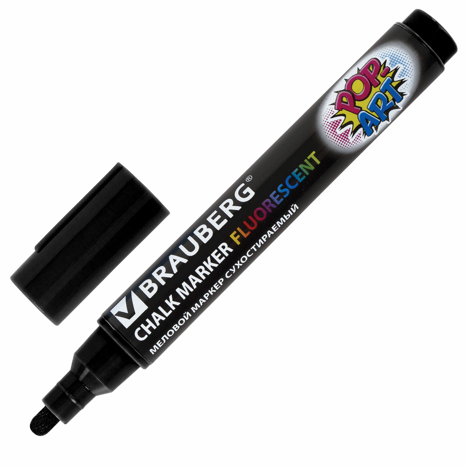 

Маркер меловой BRAUBERG POP-ART, черный (151534), нет данных