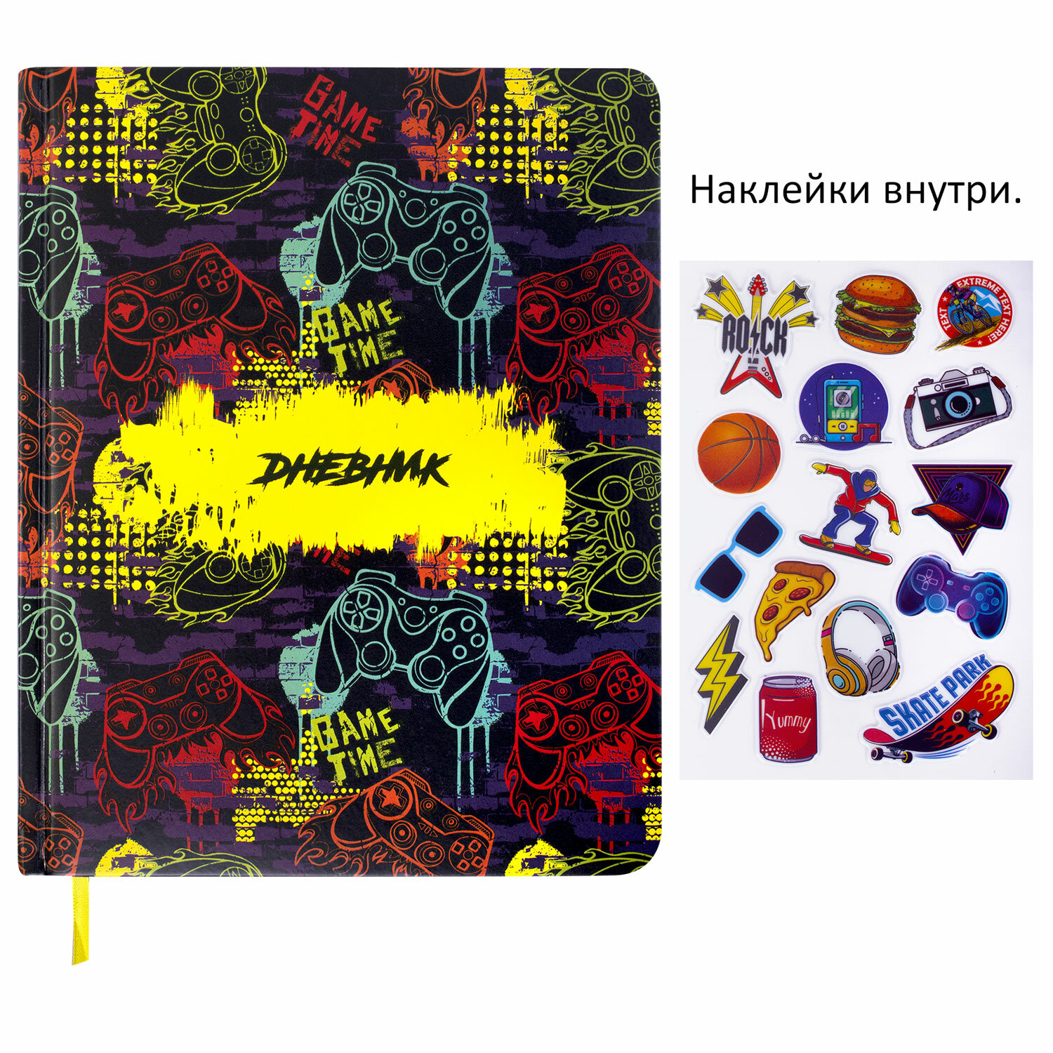 

Дневник школьный 48 листов BRAUBERG Game Time (106191)