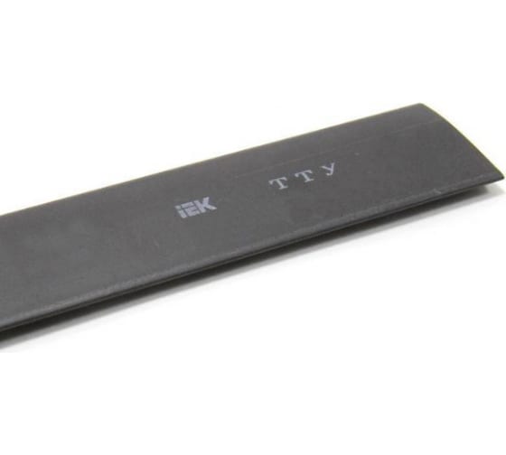 

Термоусаживаемая трубка ТУТ IEK, 2.5 см/1.25 см, 1 шт. x 1 м, черный (UDRS-D25-1-K02)