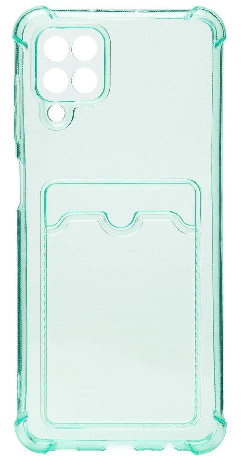 

Чехол-накладка для смартфона Samsung SM-A125 Galaxy A12, пластик, силикон, зеленый