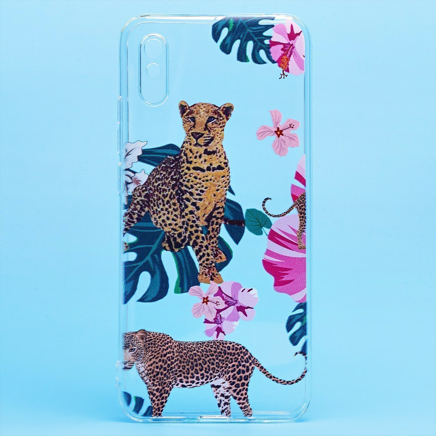 

Чехол-накладка для смартфона Xiaomi Redmi 9A/Redmi 9i, прозрачный с узором (204767)