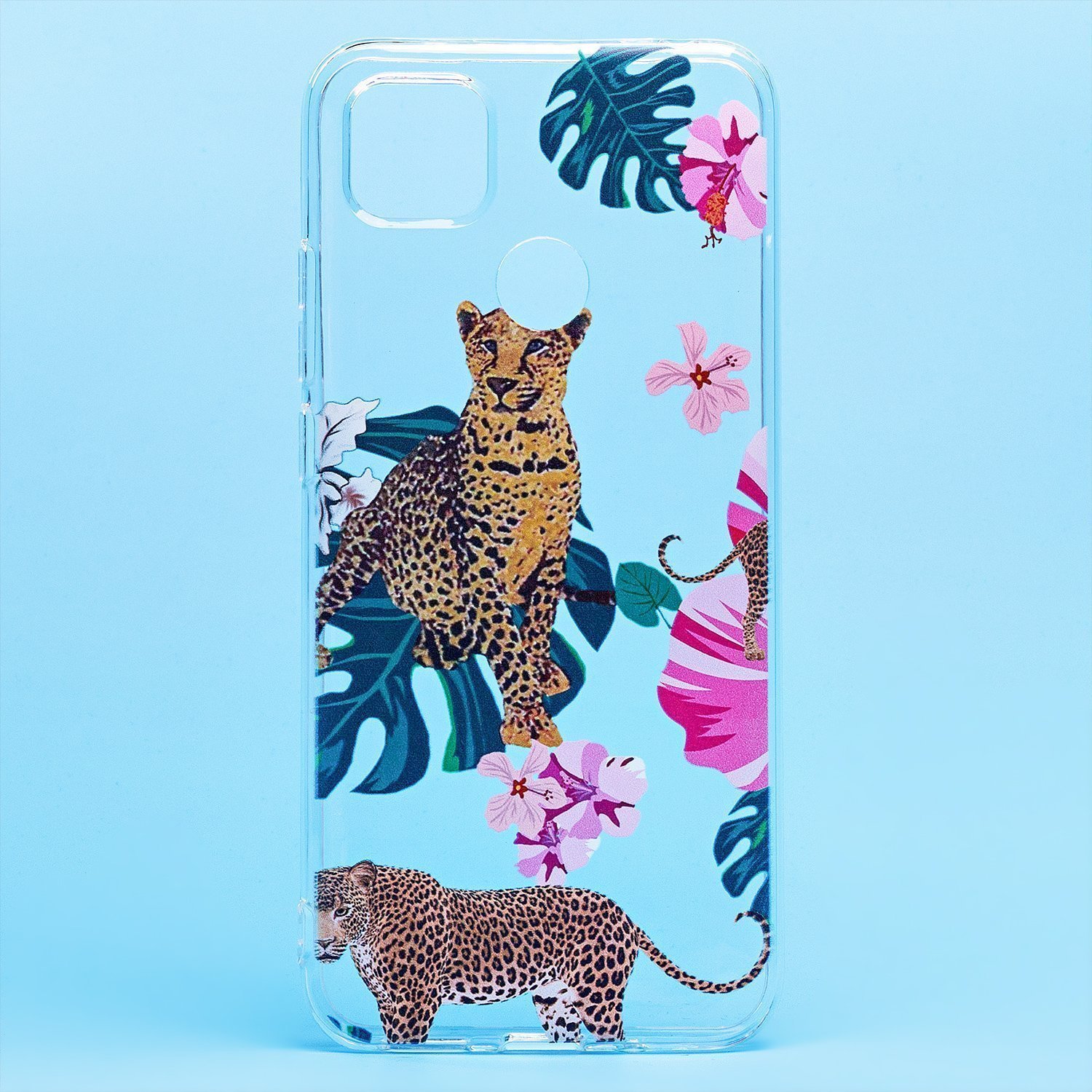 

Чехол-накладка для смартфона Xiaomi Redmi 9C, прозрачный с узором (204770)