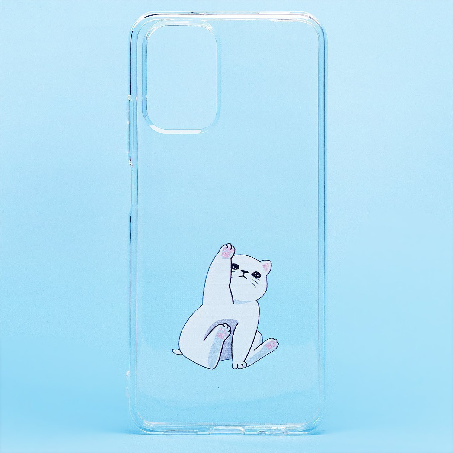 

Чехол-накладка для смартфона Xiaomi Redmi Note 10/Redmi Note 10S, прозрачный с узором (204947)