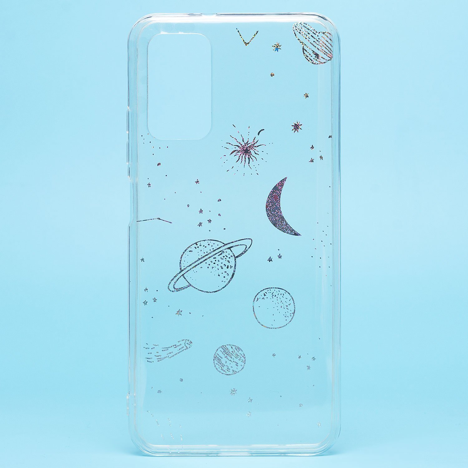 

Чехол-накладка для смартфона Xiaomi Redmi 9T, прозрачный с узором (204605)