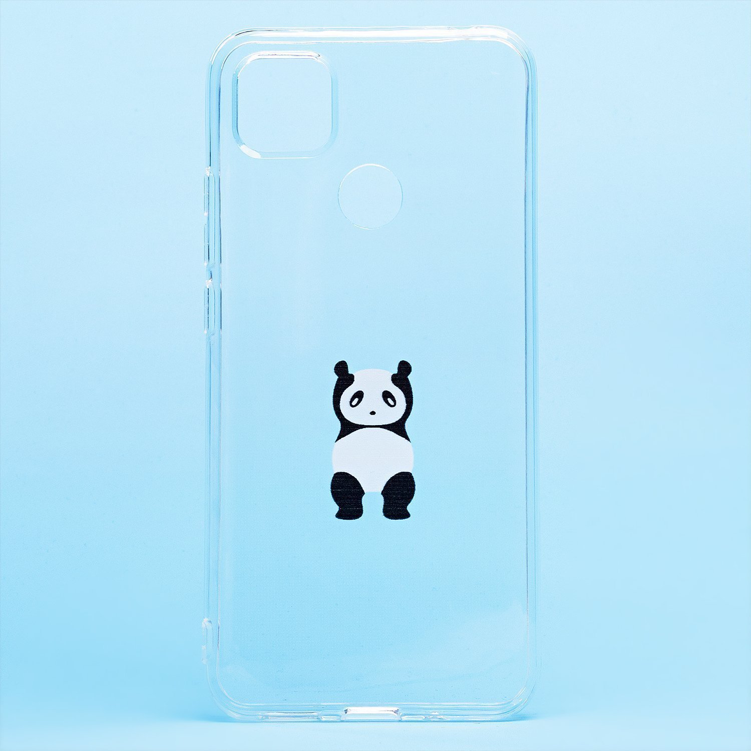 

Чехол-накладка для смартфона Xiaomi Redmi 9C, прозрачный с узором (204942)
