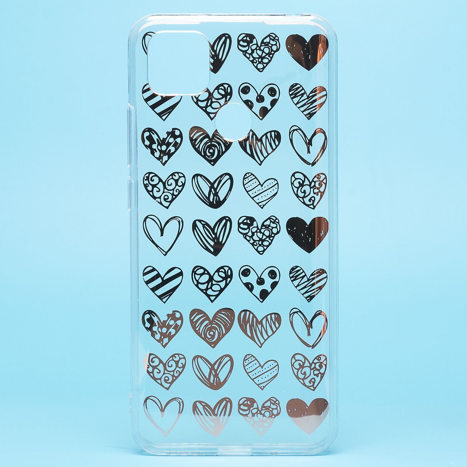 

Чехол-накладка для смартфона Xiaomi Redmi 9C, прозрачный с узором (204628)