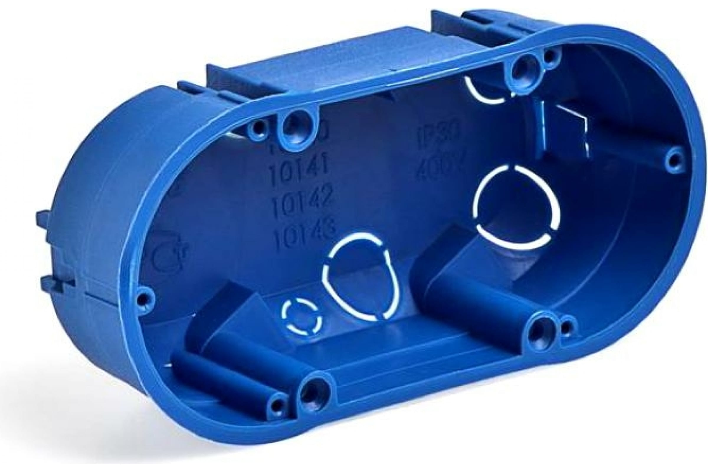Коробка установочная RUVinil - 10142 , 2-модуля, 1-место, для гипсокарт., синий (87846)