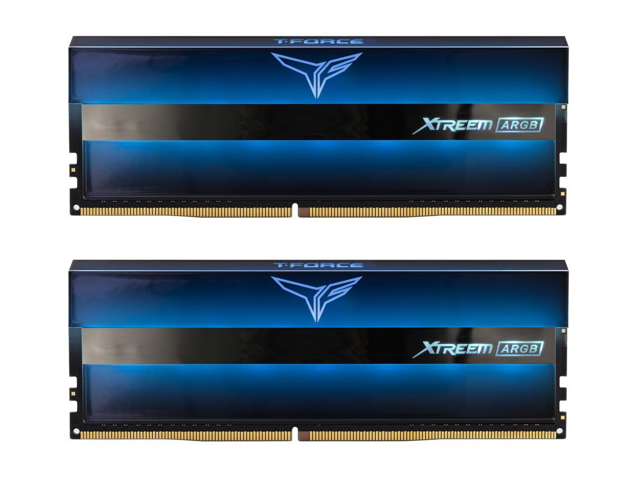 

Комплект памяти DDR4 DIMM 32Gb (2x16Gb), 3600MHz, CL18, 1.35 В, Team Group, T-Force Xtreem ARGB (TF10D432G3600HC18JDC01), 0
