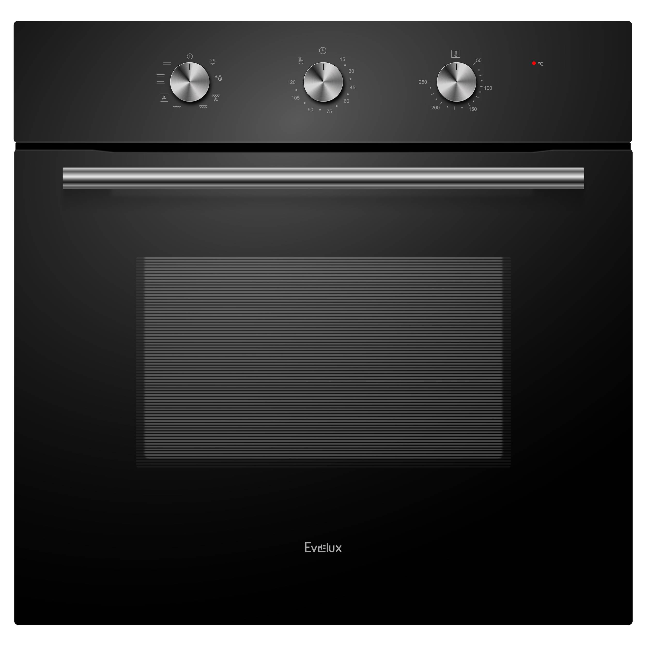 

Духовой шкаф электрический EVELUX EO 620 B, черный (EO 620 B), EO 620 B