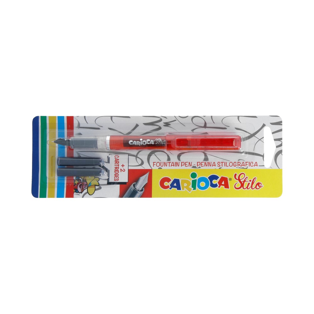

Ручка перьевая Carioca STILO, синий, пластик, колпачок, блистер (42303), STILO