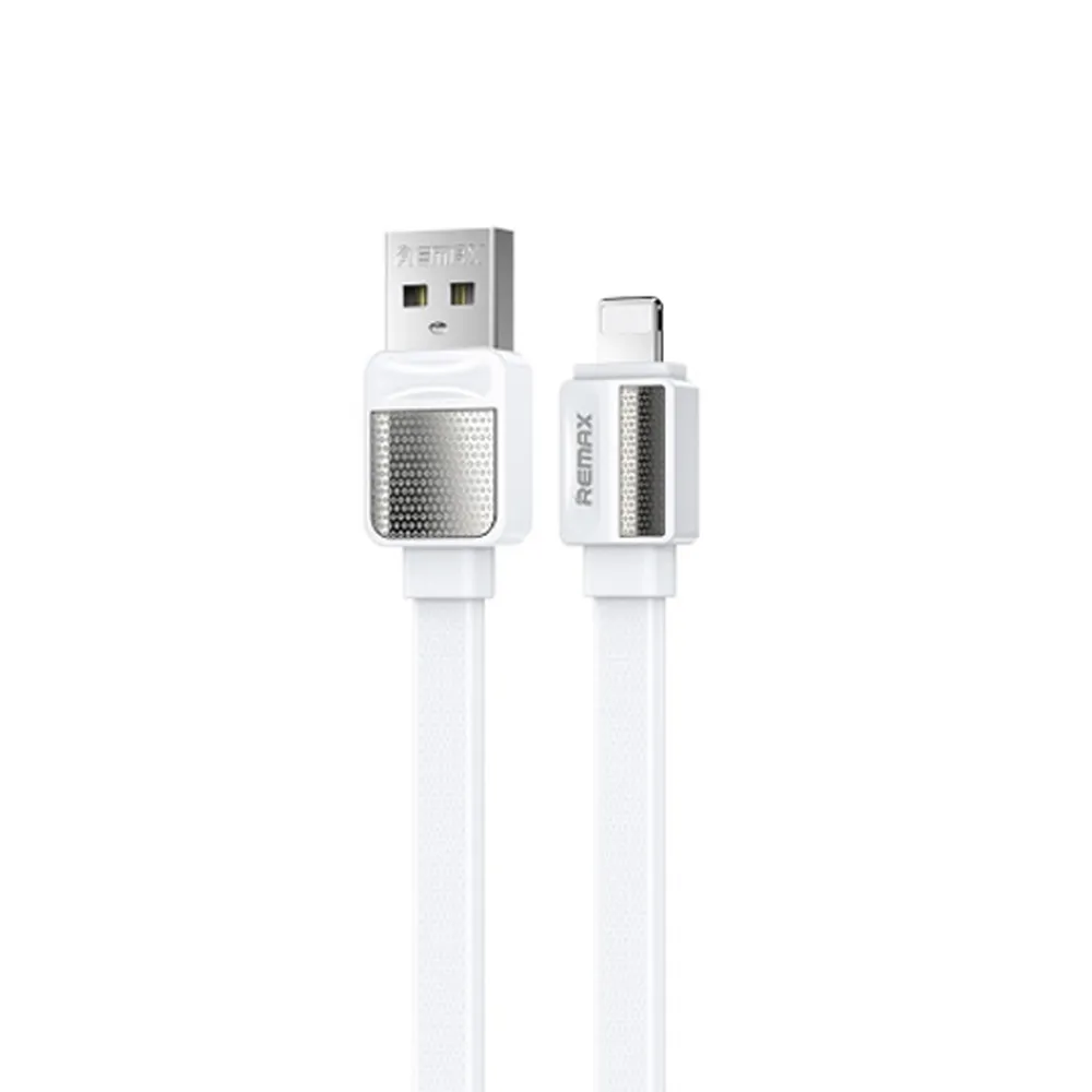 

Кабель Lightning 8-pin(m)-USB 2.0(Am), плоский, 2.4A, 1м, белый Remax Platinum Pro RC-154i (RC-154i), RC-154i