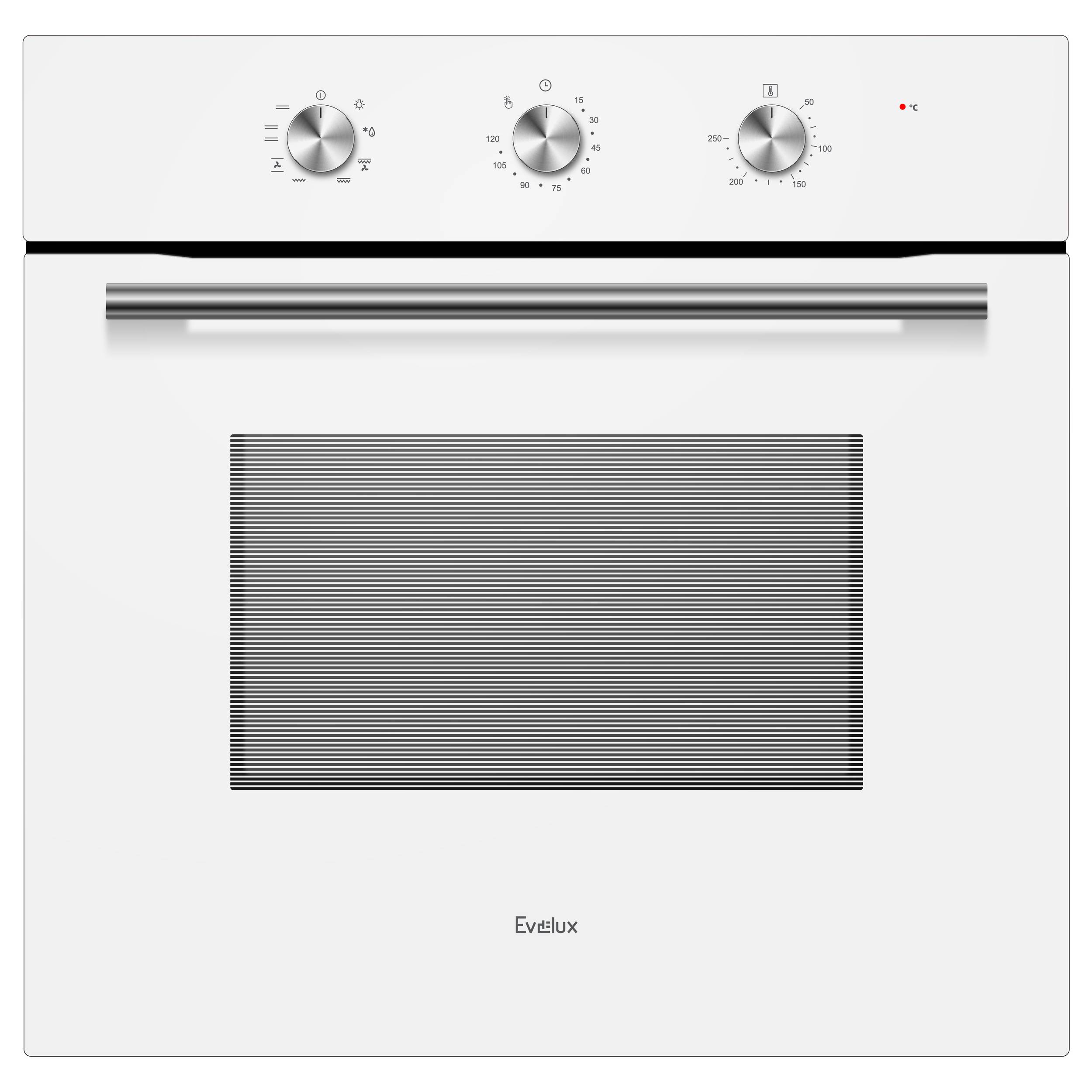 

Духовой шкаф электрический EVELUX EO 620 W, бежевый (EO 620 W), EO 620 W