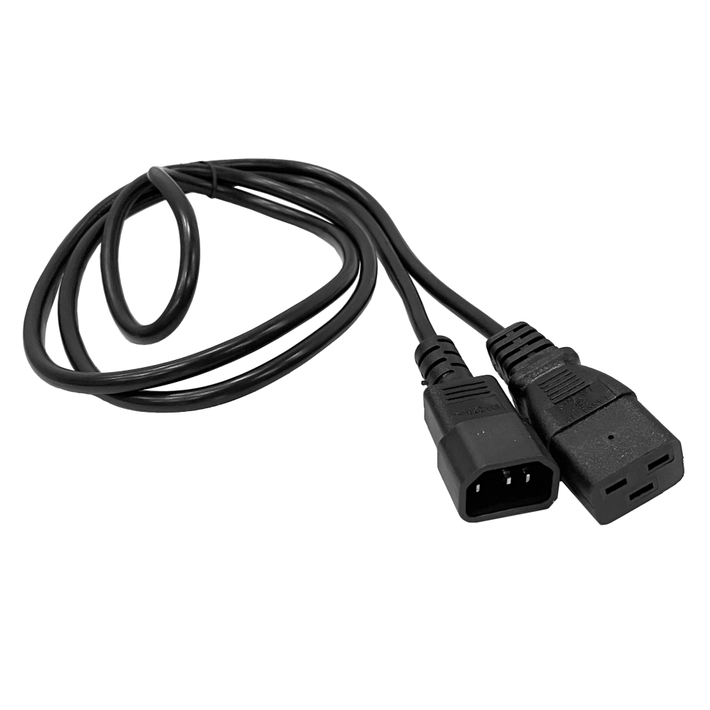 

Кабель питания IEC-320-C19-IEC-320-C14, 10A, 220В, 1.8м, черный LANMASTER (LAN-PP19/14-1.8-BK)