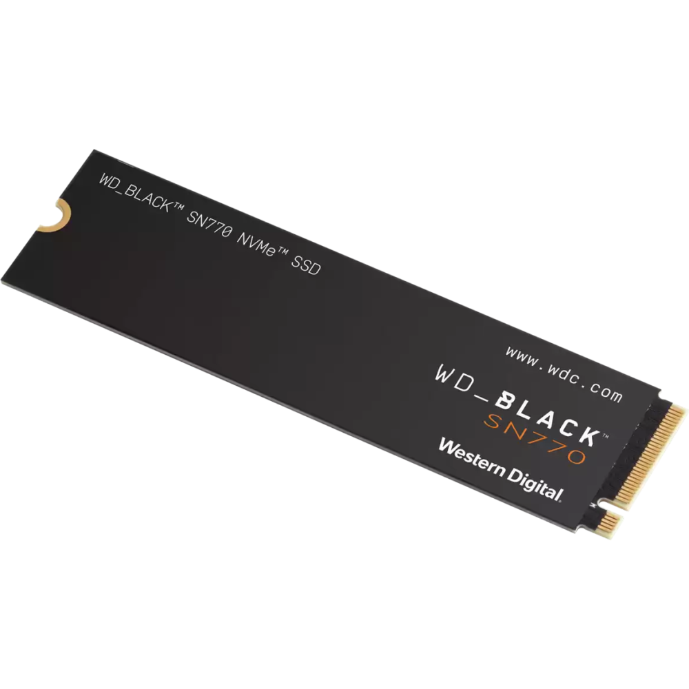 Твердотельный накопитель (SSD) Western Digital 500Gb Black SN770, 2280, M.2, NVMe (WDS500G3X0E) - фото 1