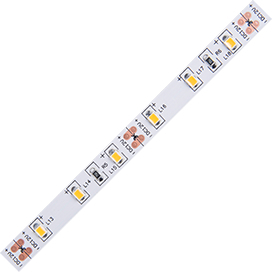 

Лента светодиодная strip PRO, 5 м, 60 шт./8 Вт на метр, 12V, 2800K, теплый белый, IP20 ECOLA (252064), strip PRO