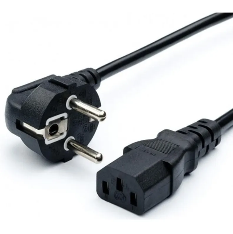 

Кабель питания IEC-320-C13-Schuko (Euro)(M) угловая вилка/прямой штекер, 220В, 3м, черный Bion (BXP-PC-186-3M)