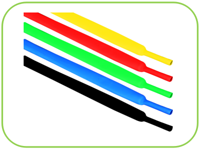Набор термоусаживаемых трубок ТУТ HLT 084-15-157, 2 см/1 см, 21 шт. x 10 см, 7 цветов (2550000303)