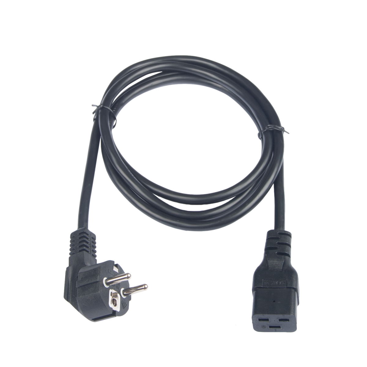 Кабель питания TLK IEC-320-C19-Schuko (Euro)(M), 1.8 м