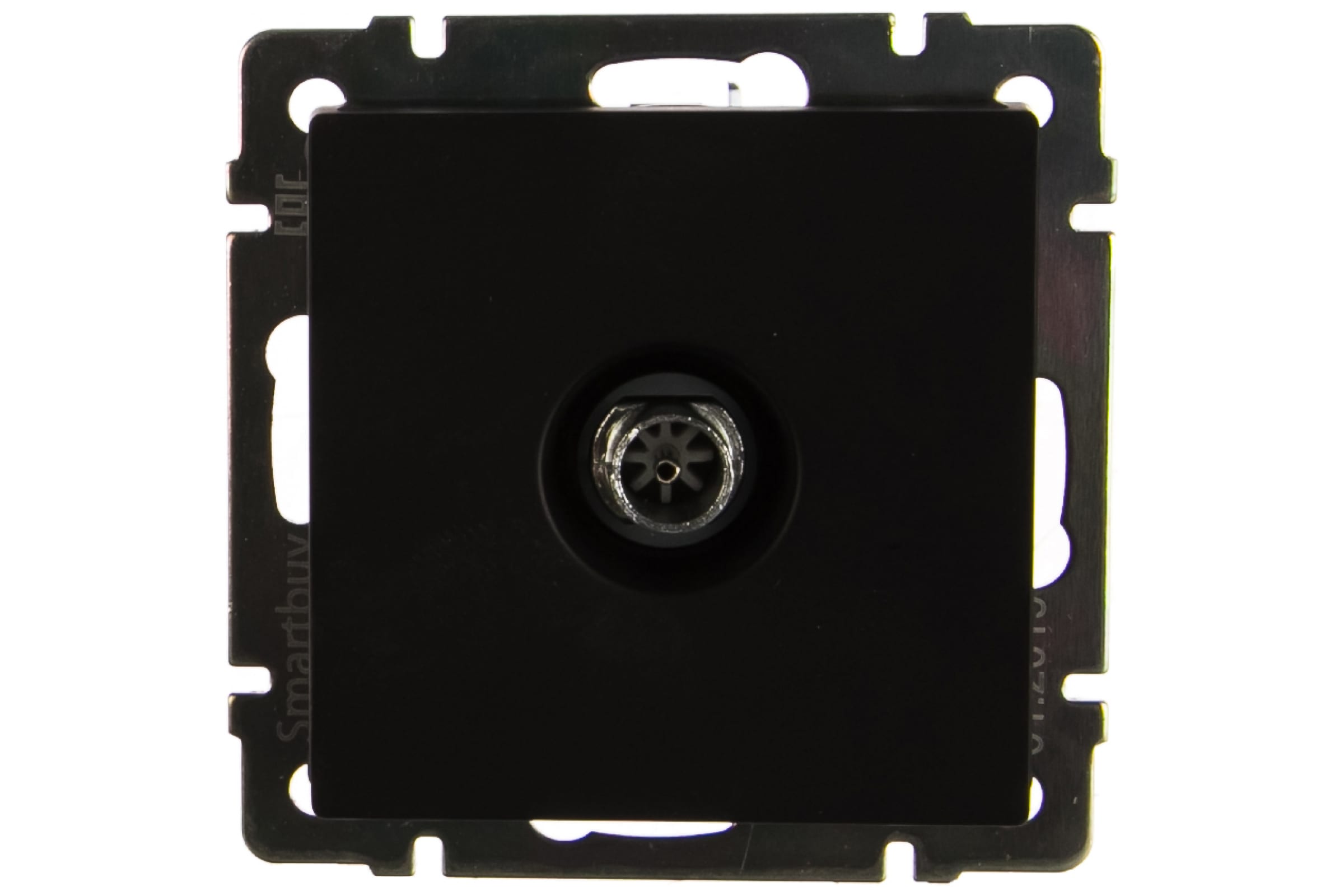 

Розетка TV Smartbuy Нептун, черный (SBE-05b-S1-TV), 0