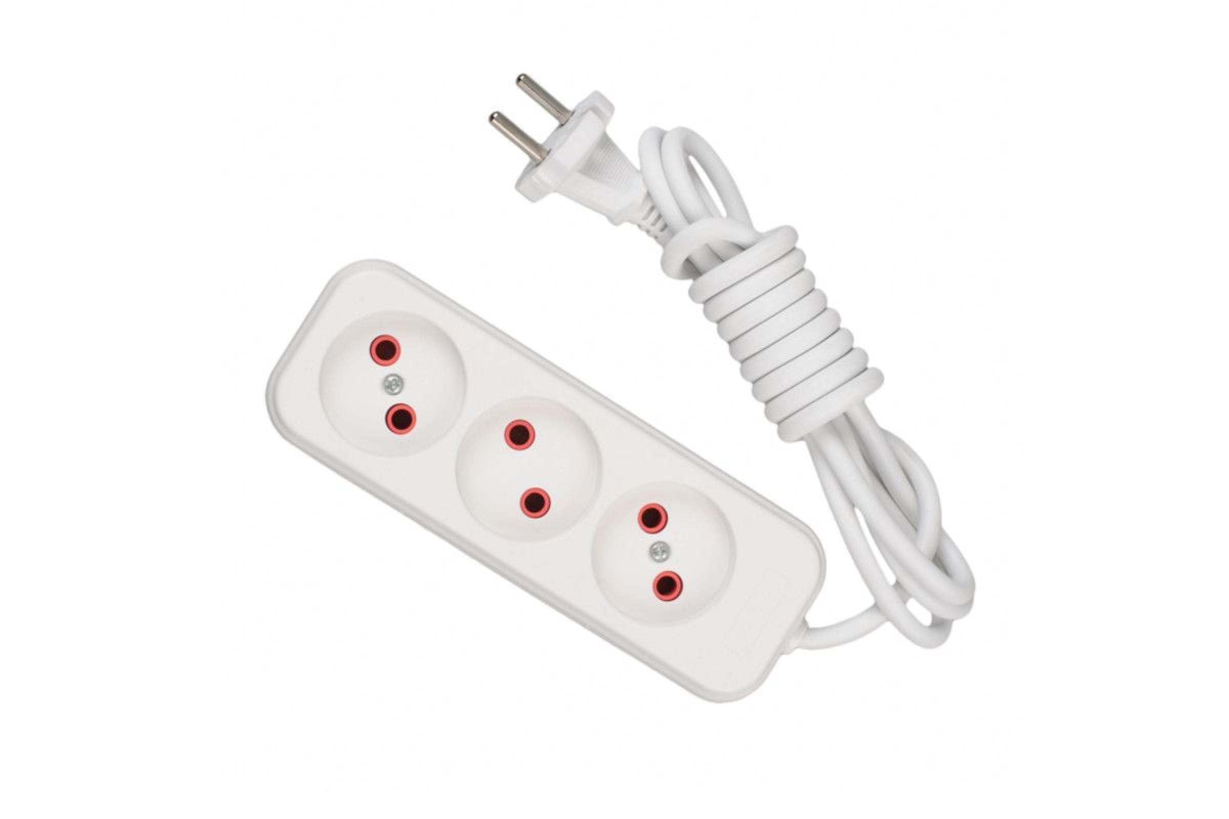 

Удлинитель LEZARD Lila, 3-розетки, 2м, белый (720-0302-303)