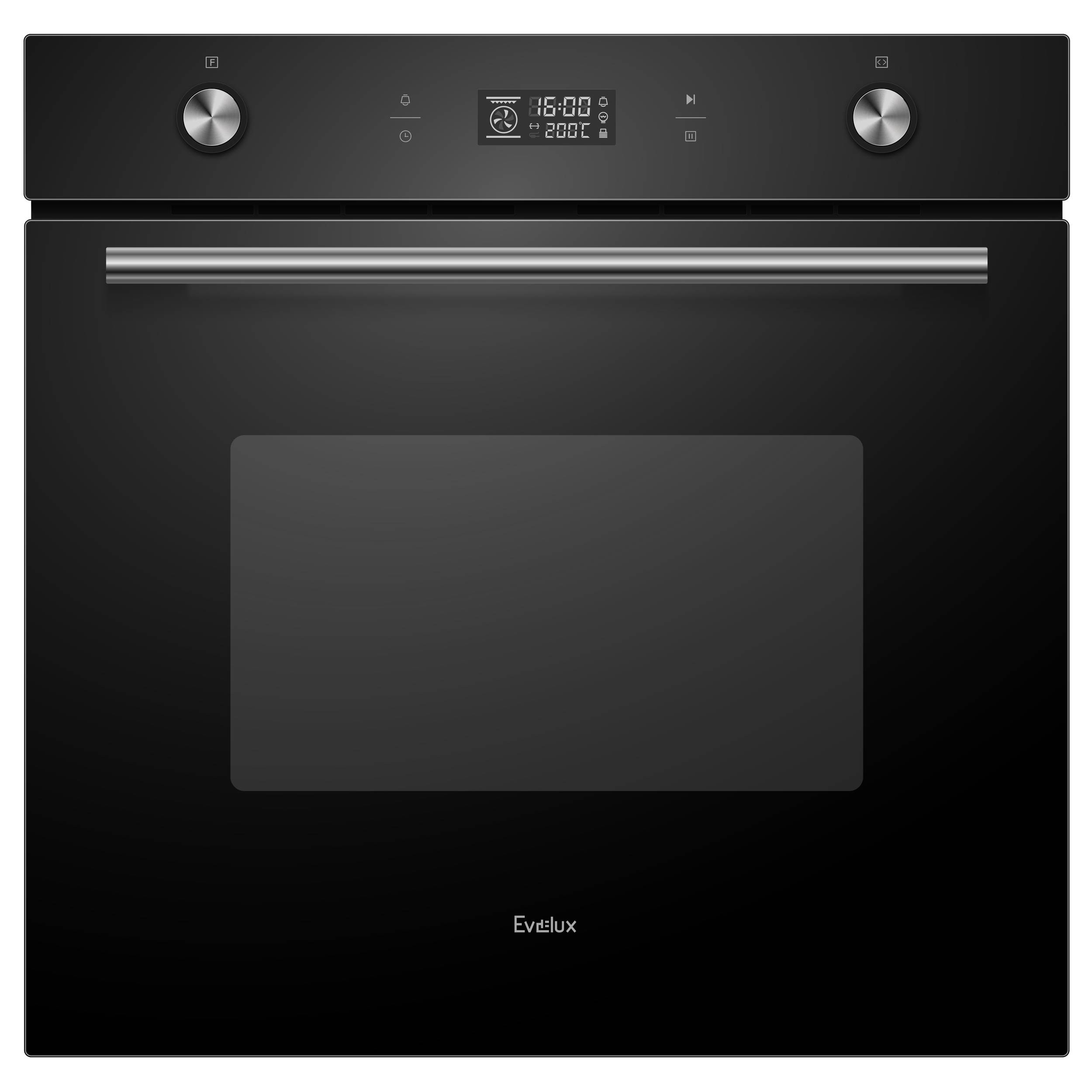 

Духовой шкаф электрический EVELUX EO 650 PB, черный (EO 650 PB), EO 650 PB