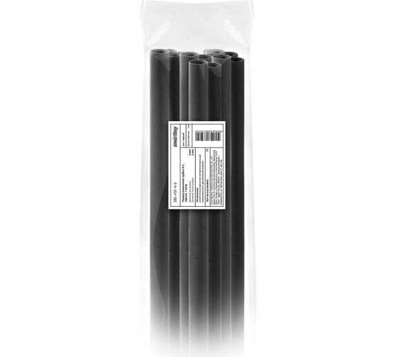 

Термоусаживаемая трубка ТУТ Smartbuy SBE-HST-4-b, 4мм/2мм, 1шт. x 1м, черный, - (SBE-HST-4-b), SBE-HST-4-b