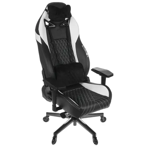 Кресло игровое KARNOX GLADIATOR SR, черный/белый