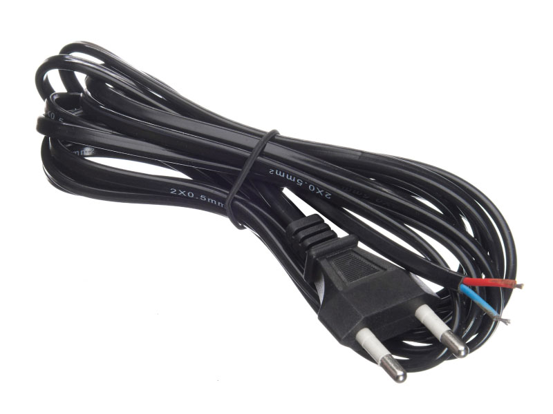 Кабель питания Netko Europlug(M)-OpenEnd, 3 м