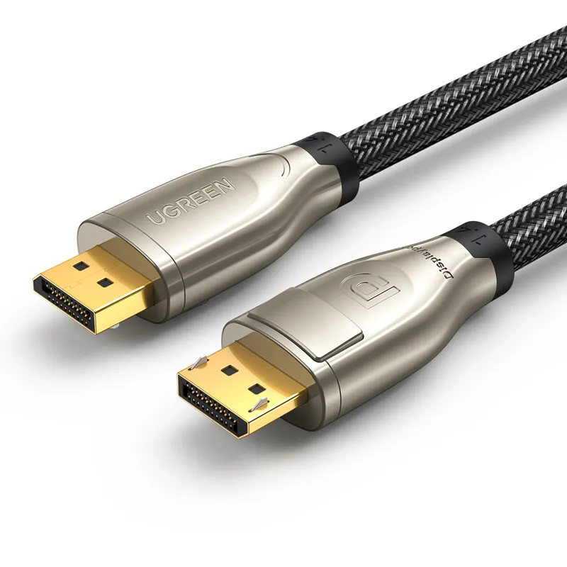 

Кабель DisplayPort(20M)-DisplayPort(20M) v1.4 4K, экранированный, 1м, черный UGREEN DP112 (60842 ), DP112