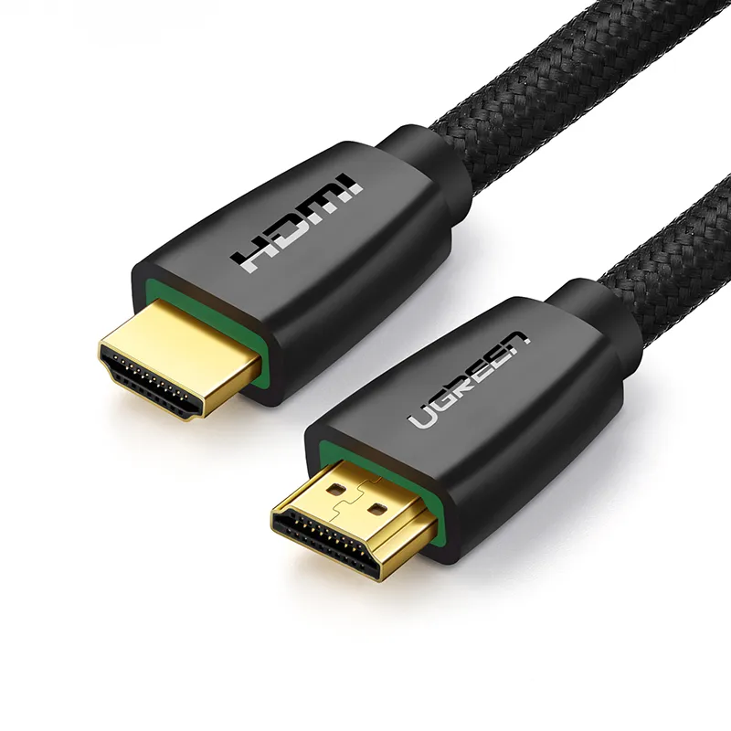 

Кабель HDMI(19M)-HDMI(19M) v1.4 4K, экранированный, 1м, черный UGREEN HD118 (40408), HD118