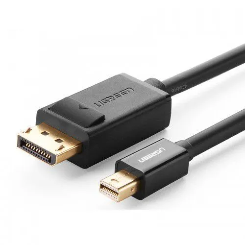 

Кабель Mini DisplayPort(M)-DisplayPort(20M) 4K, экранированный, 1.5 м, черный UGREEN MD105 (10477), MD105