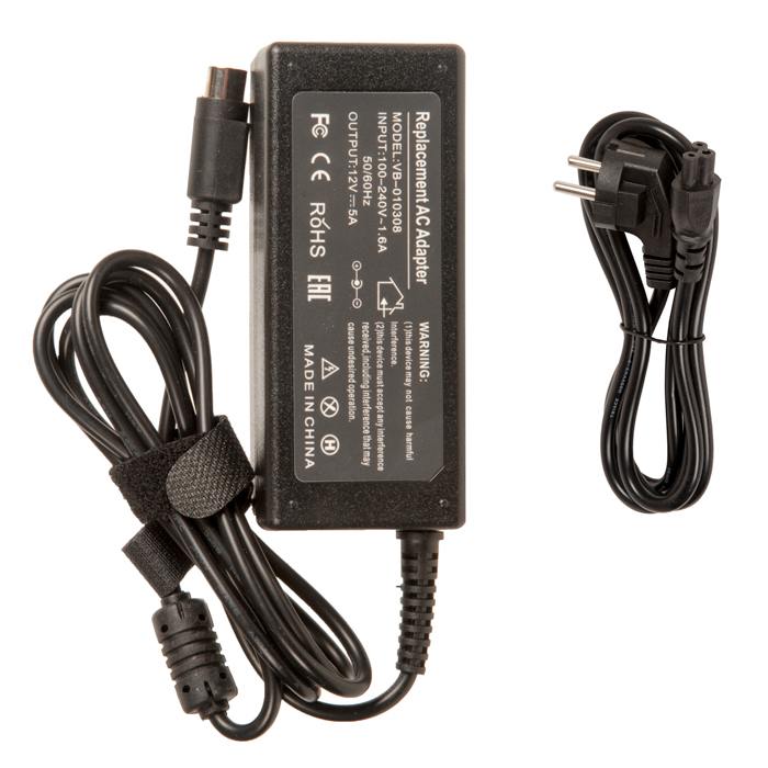 

Блок питания для монитора/телевизора P5064-80005, 4-pin, 12В, 5A, совместимость: HP, BenQ, Viewsonic, черный (434997), P5064-80005