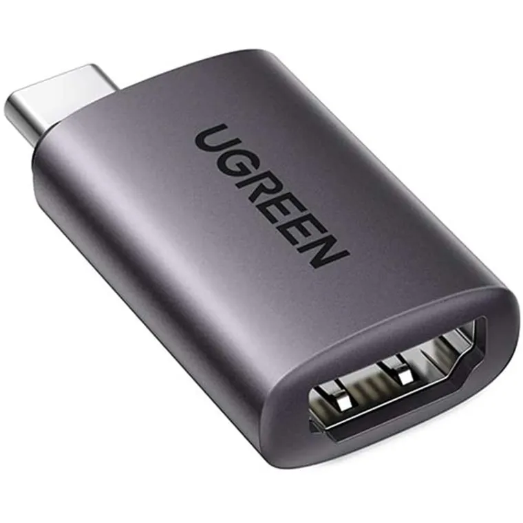 

Переходник (адаптер) USB Type-C(m)-HDMI(19F) 4K, серый космос UGREEN US320 (70450), US320