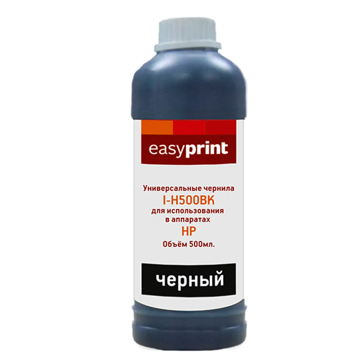 

Чернила Easyprint, 500 мл, черный, совместимые для универсальные (I-H500BK)