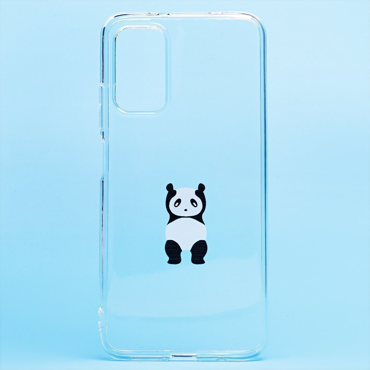 

Чехол-накладка для смартфона Xiaomi Poco M3, прозрачный с узором (204927)