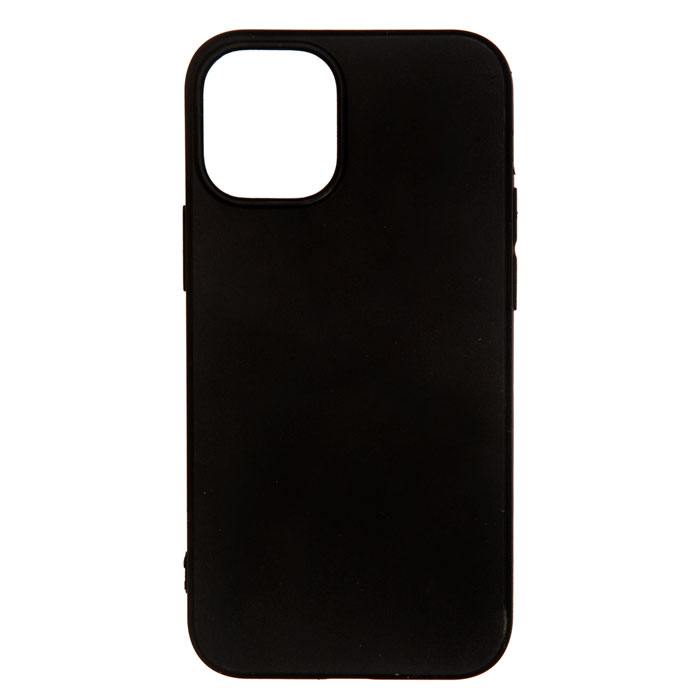

Чехол-накладка для смартфона Apple iPhone 12 mini, силикон, черный (799326)