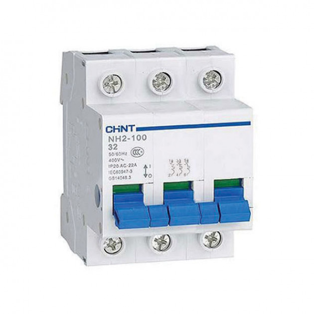 

Выключатель нагрузки 3P 63А, CHINT NH2-125 (401058), NH2-125
